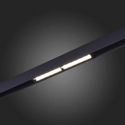 ST804.446.12 Магнитный трековый светильник Черный LED 1*12W 4000K 750Lm Ra&gt;90 120° IP20 L220xW22xH46 48VV