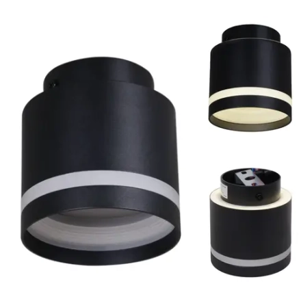 53001-9.5-001IL GX53+LED3W BK светильник точечный Reluce Technical, GX53+LEDх1