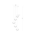 Подвесная люстра ARTE LAMP MONTANA A7777SP-5GO, 1хLED