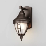 Уличный настенный светильник (бра) Риволи / Rivoli E27х1 60Вт IP44, O027WL-01B. TM Maytoni