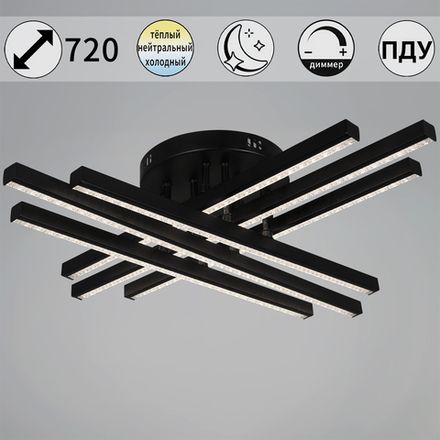 67090-0.3-06 BK светильник потолочный