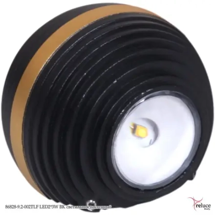 86828-9.2-002TLF LED2*3W BK светильник настенный Reluce, LEDх2
