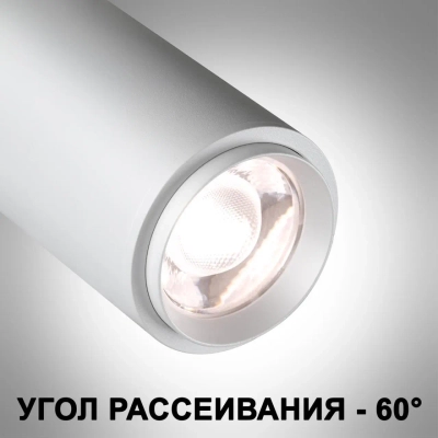 359221 SPOT NT23 455 белый Светильник встраиваемый с перекл. цв. температуры, мощности IP20 LED 3000К\4000К\6000К 5W/9W/13W 220V NAIL