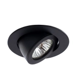 Точечный встраиваемый светильник Arte Lamp ACCENTO A4009PL-1BK, 1хGU10