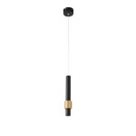 SL1591.403.01 Светильник подвесной ST-Luce Черный, Анодированный золотой/Черный LED 1*6W 3000K