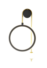Бра Crystal Lux CORIDA AP25W LED BLACK/GOLD 1440/401