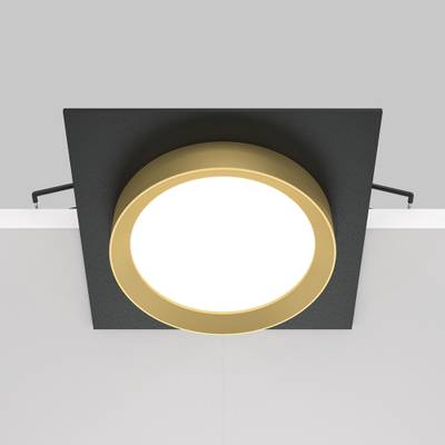 Встраиваемый светильник Hoop GX53х1, DL086-GX53-SQ-BG. TM Maytoni