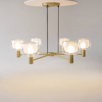 Подвесной светильник Vision E14х6, MOD411PL-06G. TM Maytoni
