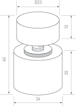 Диммер SR-NAVE-R24-2CH-BK (12-24V, 96-192W, DIM-CCT) (Arlight, IP65 Пластик, 2 года)