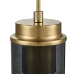 8101/1A COMFI LN26 407 черный/бронза металл/стекло Подвес Е14 1*40W 220V ISHA
