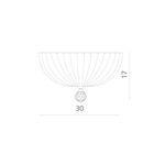 Потолочная люстра Divinare LIANTO 4011/02 PL-2, 2хE14