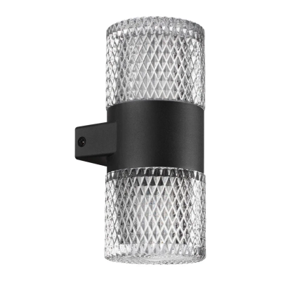 359294 STREET NT24 722 черный Светильник ландшафтный настенный IP65 LED 14W 4000K 175-265V ESTIMA