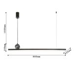 Подвесная люстра Firmato 4060-1P, LED*35W, 2800LM, 4000K. ТМ F-Promo