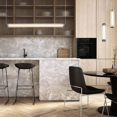 SL6224.403.01 Светильник подвесной ST-Luce Черный/Прозрачный LED 1*8W 4000K