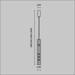 Подвесной светильник Ордо / Ordo 3000К 8Вт, MOD272PL-L12CH3K. TM Maytoni
