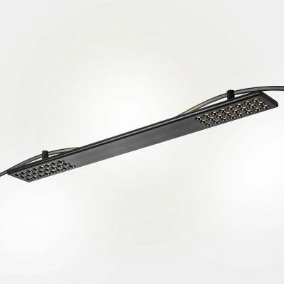 267937 Светильник 48V д/1-фазн трека DUE LED 2х24W+15W 2900LM 90G ЧЕРНЫЙ 3000K IP20
