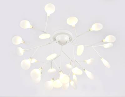 Потолочная люстра TR3011/27 WH/FR белый/матовый G4*27 max 20W D730*430 (лампы LED G4 1.5W 4200K в комплекте)