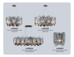 Светильник настенный LH31207/2 SN/SM сатин никель/дымчатый E14*2 max 40W 220*150*270