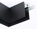 Коннектор угловой для накладного шинопровода Magnetic GL3372 BK черный 85*85*H53.7
