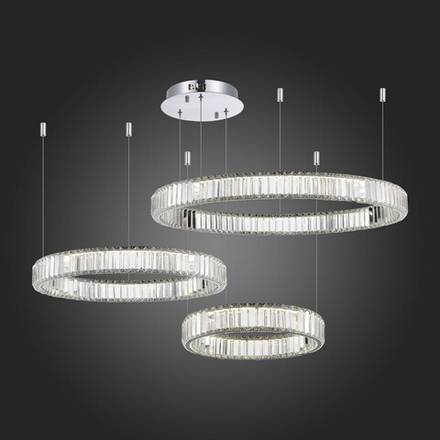 SL1622.113.03 Люстра подвесная ST-Luce Хром/Прозрачный LED 1*122W 4000K