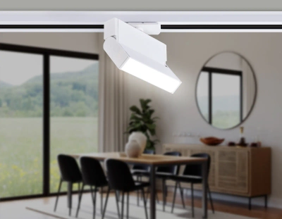Светильник светодиодный трековый GL6801 WH белый LED 6W 4200K 115*22*87