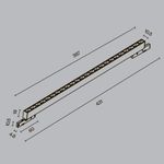Трековый светильник Points Levity 2700К 20Вт 30°, TR193-1-20W2.7K-M-B. TM Maytoni
