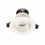 ST701.538.07 Св-к встр. Zoom Белый LED 1*7W 3000K 560Lm Ra 15°-60° IP20 D90xH65 170-240V