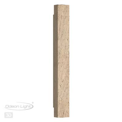 6625/10WL HIGHTECH ODL25 231 Настенный св-к Up Down металл/камень/бежевый IP20 10W CRI&gt;90 3000K 220V TRAVERTINO