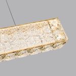 5071/40L HALL ODL24 613 золото/прозрачный/металл/хрусталь/стекло Люстра LED 40W 3700K VERSION