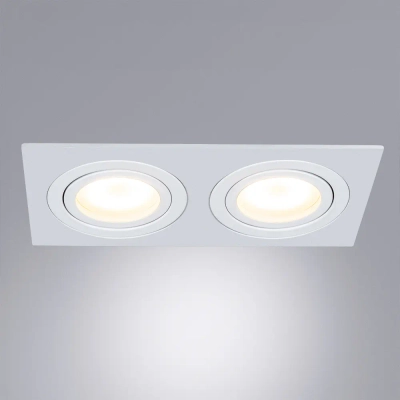 Точечный встраиваемый светильник Arte Lamp TARF A2168PL-2WH, 2хGU10