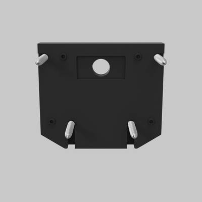 Торцевая заглушка для демпферного шинопровода Exility, черная, 1шт., TRA034D-EC-422B. TM Maytoni