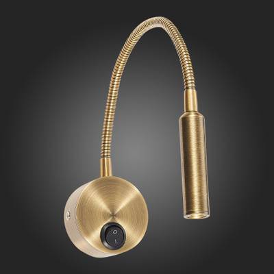 ST653.331.01 Светильник настенный ST-Luce Бронза/Бронза LED 1*3W 3000K