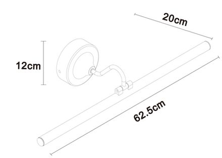 Подсветка для картин Arte Lamp SOL A7912AP-1BK, 1хLED
