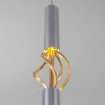 Подвесной светодиодный светильник в стиле лофт 50191/1 LED серебро / золото