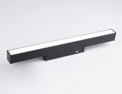 Светильник светодиодный для шинопровода Magnetic GL4004 BK черный IP20 12W 4200K 48V 300*22*45