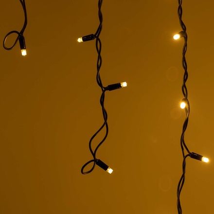 Светодиодная гирлянда ARD-EDGE-PRO-4000x600-BLACK-128LED-MILK-FLASH Warm/Warm (230V, 8W) (Ardecoled, IP65)