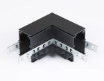 Коннектор угловой для встраиваемого шинопровода Magnetic GL3354 BK черный 85*85*H46.8