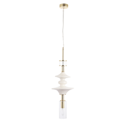 Светильник подвесной Crystal Lux VALENCIA SP1.4 GOLD 3290/201.4