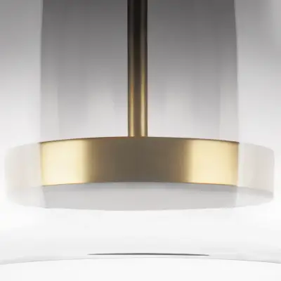 804018 Люстра CUPOLA LED 1х18W 900LM ЗОЛОТО/ДЫМЧАТЫЙ 3000K Lightstar