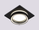 Светильник встраиваемый TN52422 BK/FR черный/белый матовый GX53 max 12W 105*105*45