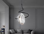 Светильник подвесной LH15001 BK/SM черный/дымчатый G9 max 40W D190*1400