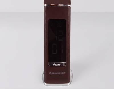 Светодиодная настольная лампа с дисплеем DE510 BR коричневый LED 3000-6400K 6W+LCD 2W