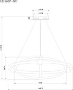 Подвесная люстра Arte Lamp HARLEY A2196SP-3CC, 1хLED