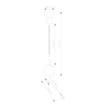 Бра Arte Lamp FALENA A3116AP-1BK, 1хE14