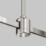 Крепление потолочное Long 760мм с прямым коннектором питания Flarity платина, TRA159C-IPCL1-PT. TM Maytoni