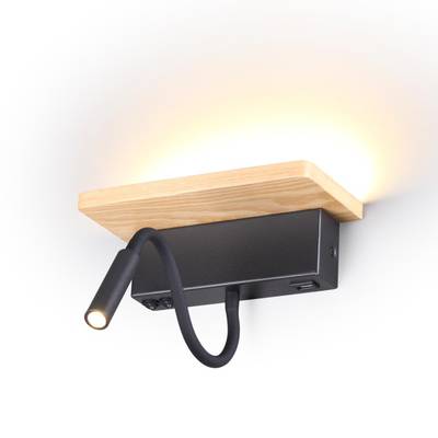 3868/8WL HIGHTECH ODL19 406 св.дерево/дерево Настен. светильник LED 8W 560Лм 3000К USB зарядка WOODY