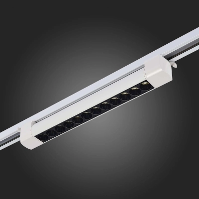 ST367.546.20 Св-к трек. Белый LED 1*20W 4000K 1 750Lm Ra>90 36° IP20 L387xW49xH54 170-240V