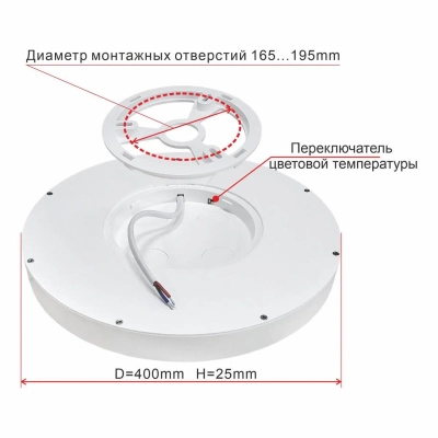Citilux Бейсик CL738321V Светильник накладной Чёрный