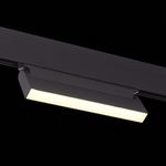 ST363.436.12 Магнитный трековый светильник Черный LED 1*12W 3000K 720Lm Ra&gt;80 120 IP20 L219xW22xH108 48V