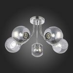 SLE102102-05 Люстра потолочная Хром/Дымчатый E14 5*40W